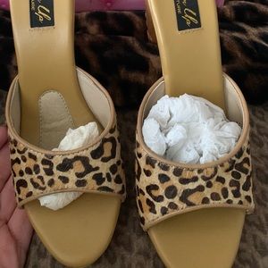 Pin Up Couture tiki and leopard heels